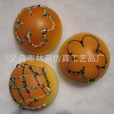 PU仿真小圓面包冰箱貼 批發(fā)市場(chǎng)的甜蜜新寵